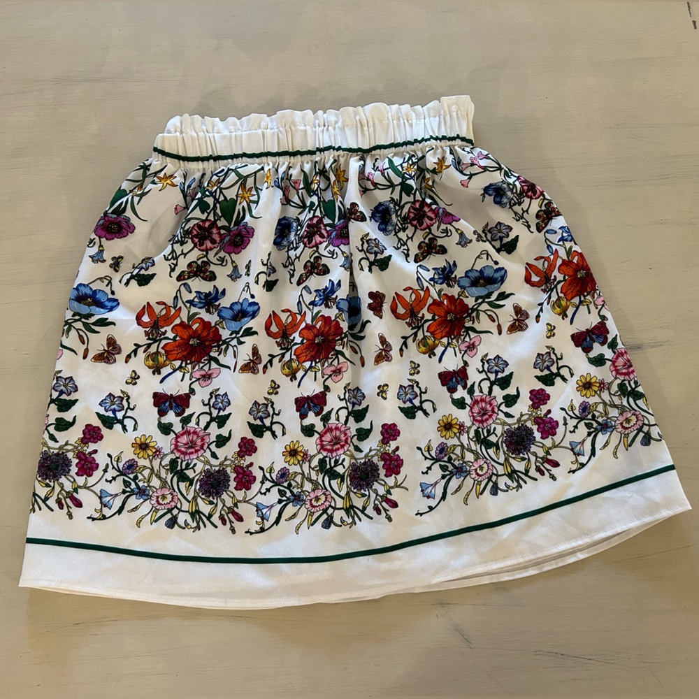 Vintage Floral Skirt